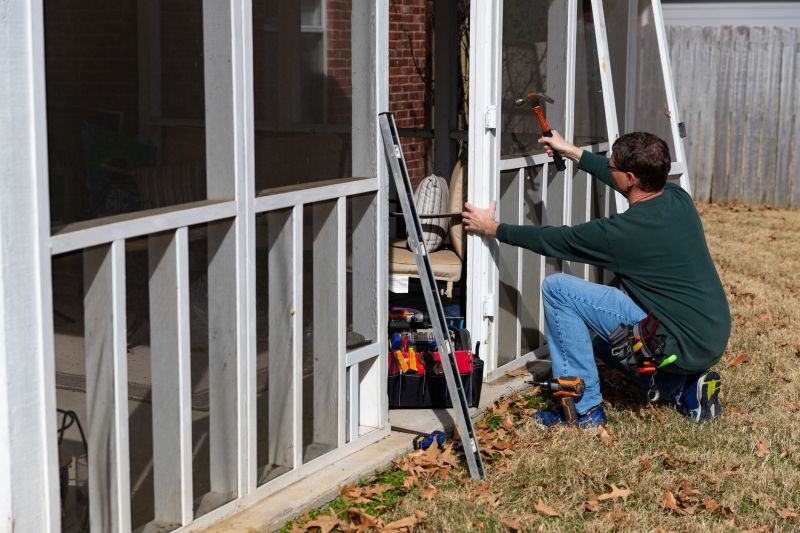 Porch Overlay Installation