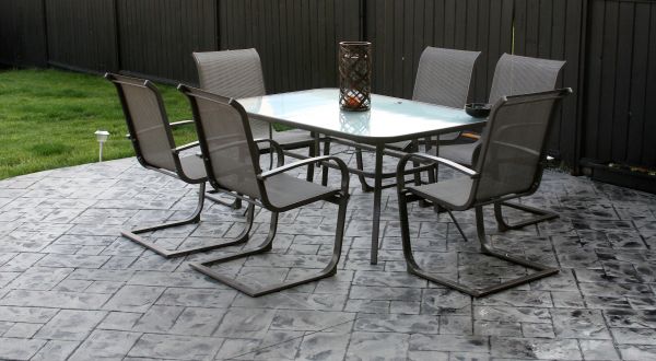 Porch Stamping in Eagle